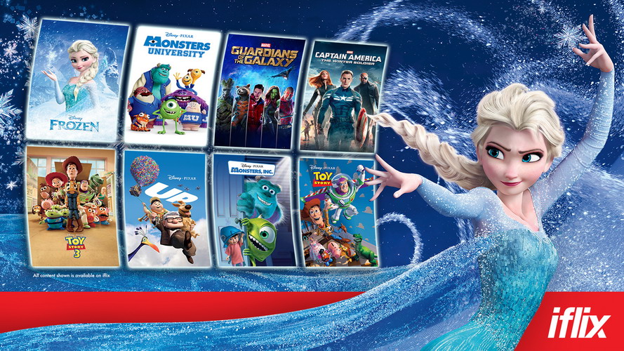 Kini Bisa Nonton Konten Populer Disney di iflix