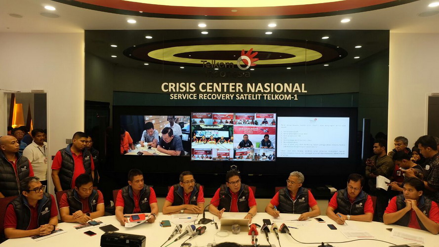 Telkom Terus Pulihkan Layanan Pelanggan Satelit Telkom 1