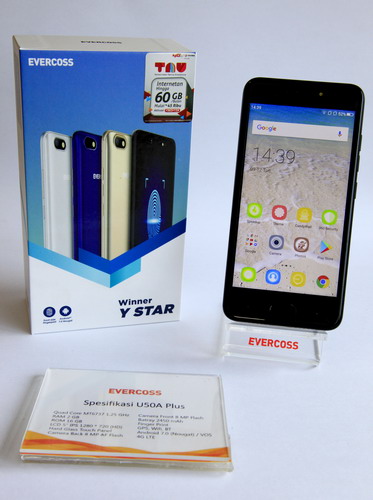 Evercoss Hadirkan U50A Plus, Tangguh dengan Layar Kingkong Glass