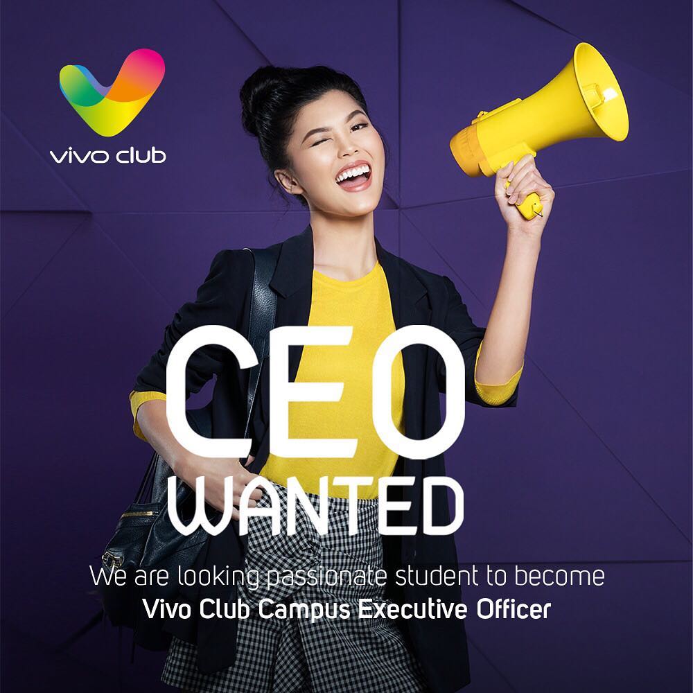 CEO Wanted! Jadi Bagian Vivo Club Indonesia Lewat Campus Ambassador