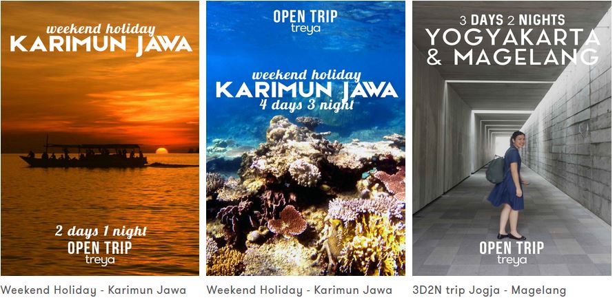 Treya, Market Place Organizer Perjalanan Liburan