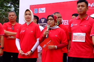 Heboh Pagelaran Telkomsel Tangerang City Run 9K