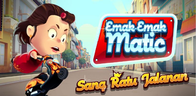 Game Emak-emak Matic, Naik  Motor Seru Ala Ibu-ibu