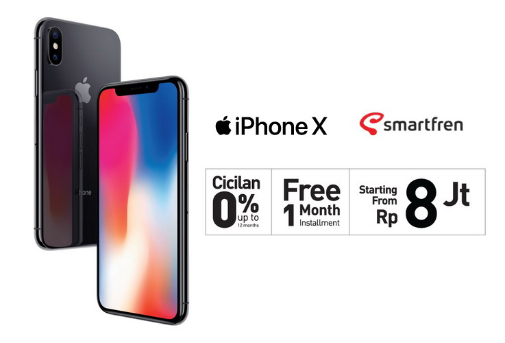 Smartfren Tawarkan Cashback Rp 10 Juta untuk Pembelian iPhone X
