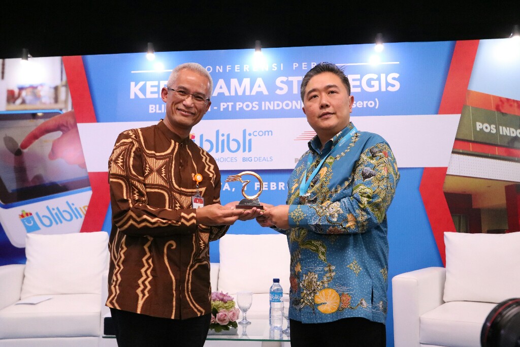 Blibli.com Gaet Pos Indonesia untuk Jangkau Pasar Lebih Luas