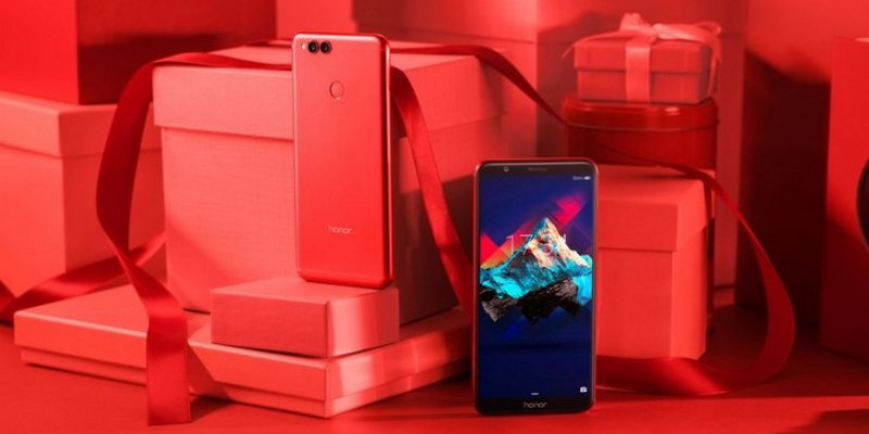 Rayakan Valentine, Honor 7X Varian Warna Merah Tiba di Amerika