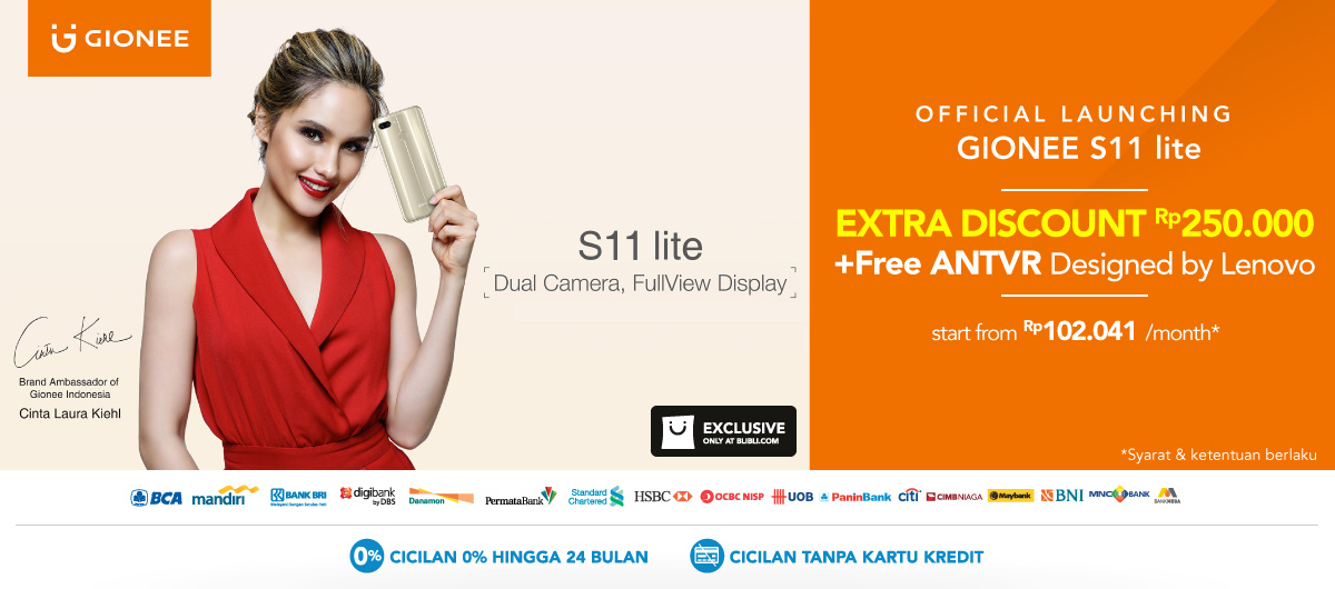 Gionee S11 Lite Official Launching di Blibli.com