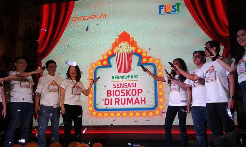 Gandeng CatchPlay, First Media Hadirkan Bioskop Ke Dalam Rumah