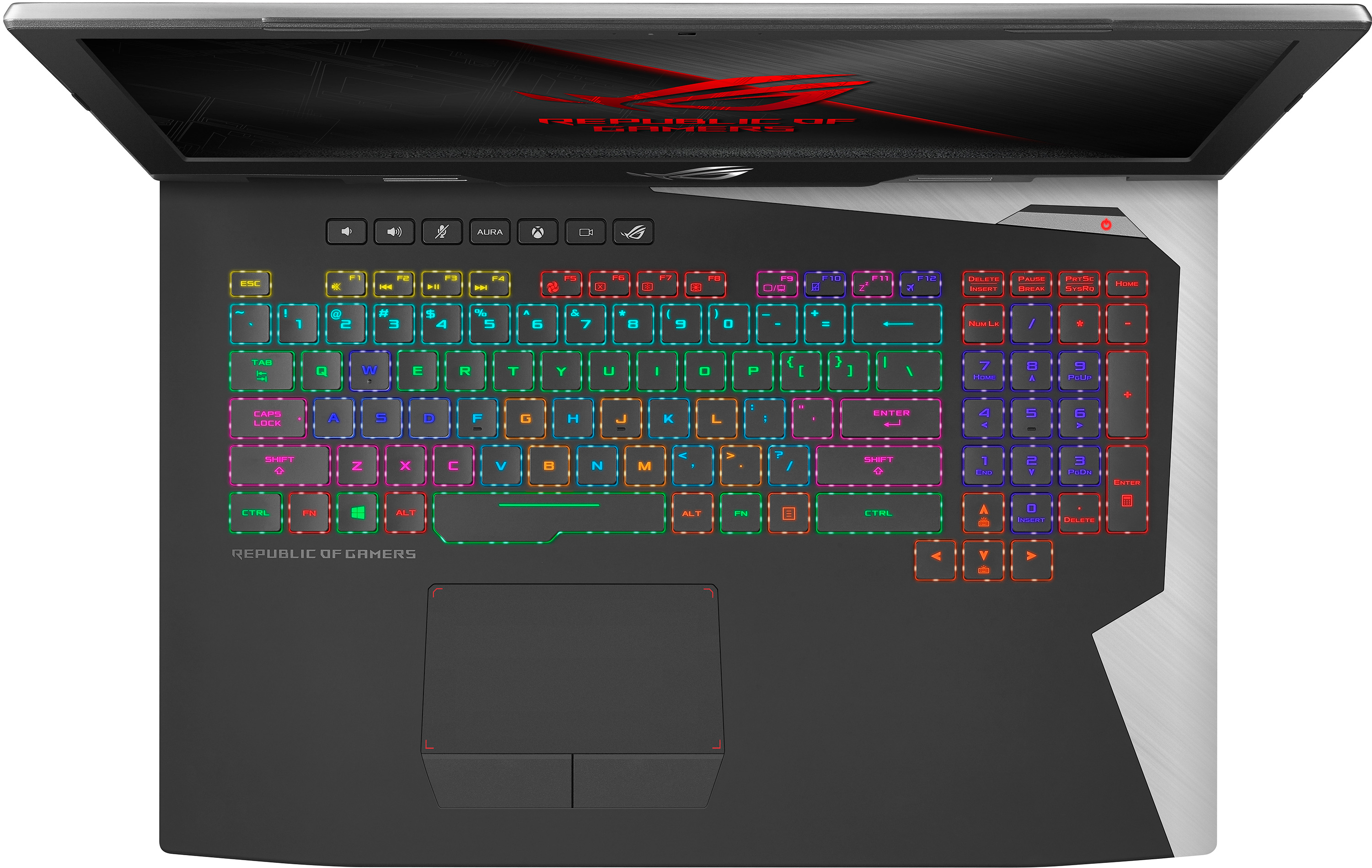 ASUS ROG G703 Miliki Keyboard Berteknologi RGB Lighting