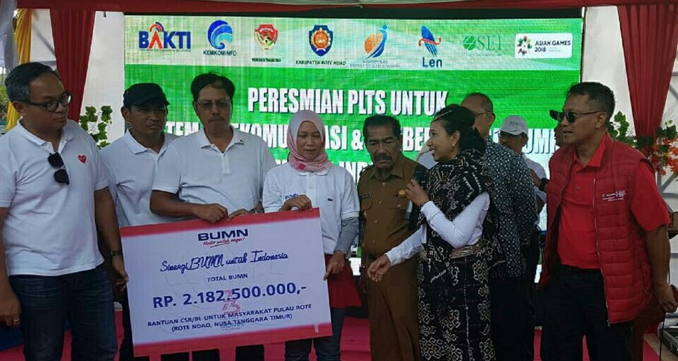 Telkomsel Bangun 108 BTS USO  di HUT RI ke 73