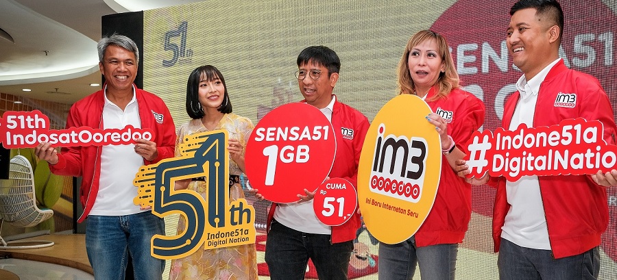HUT 51 Indosat Ooredoo Tawarkan Paket 1 GB Cuma Rp 51 hingga 21 November 2018