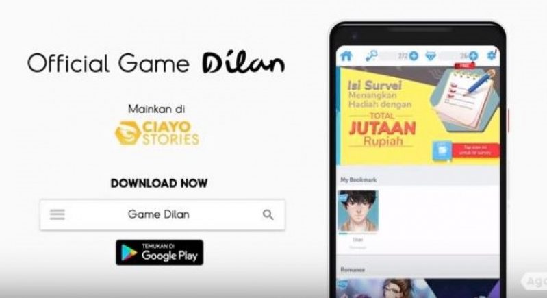 Resmi Diluncurkan, Begini Cara Unduh Game Dilan