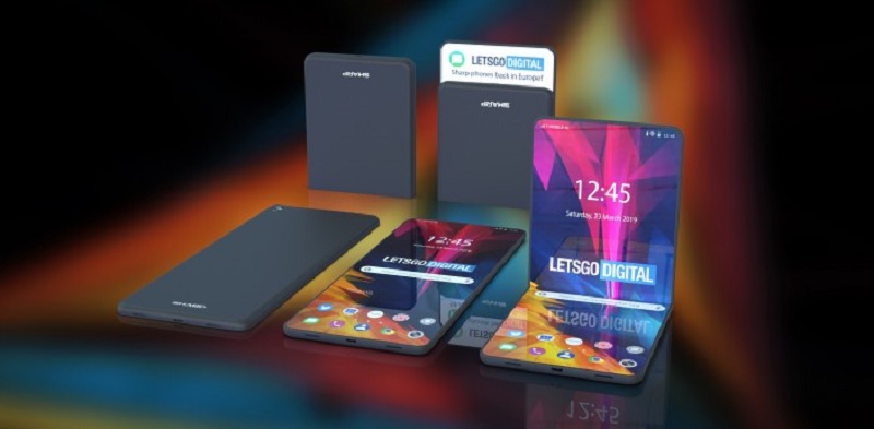 Sharp Menyeruak dengan Smartphone Layar Lipat