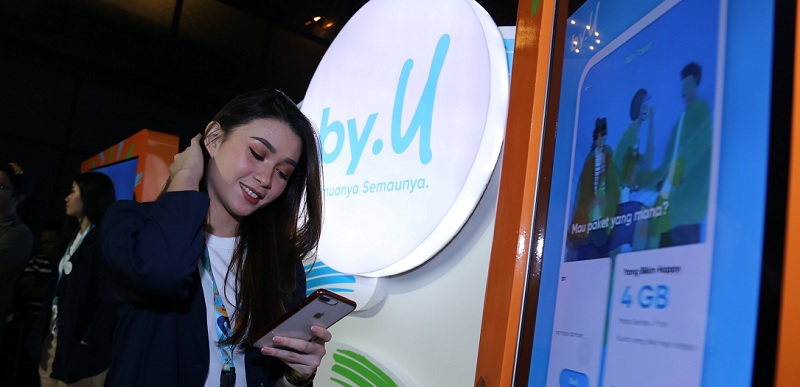 Telkomsel Luncurkan by.U, Layanan Selular Prabayar Digital End-to-end Pertama di Indonesia