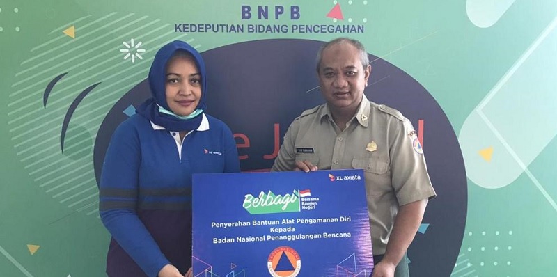 XL Axiata Dukung Kerja BNPB Tangani Covid-19