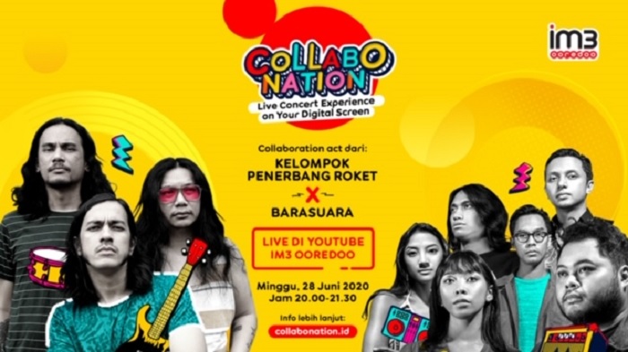 Barasuara dan Kelompok Penerbang Roket Hadir di IM3 Collabonation Concert
