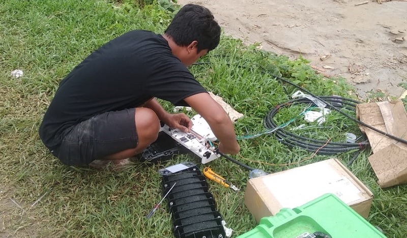 Aksi Tanggap Darurat XL Axiata di Luwu Utara