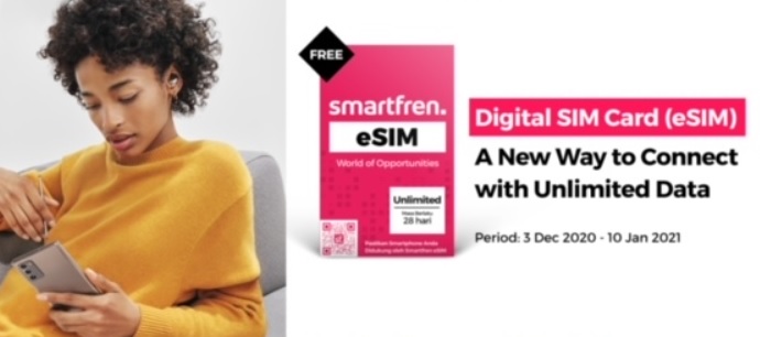 Smartfren Bundling eSIM dengan Samsung Galaxy Note 20 Series