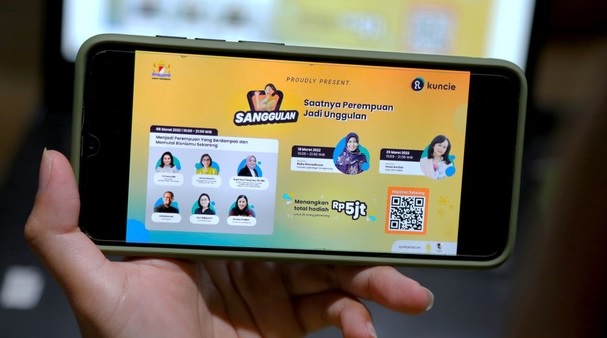 Aplikasi Kuncie Sedia Pelatihan Digital Khas Perempuan