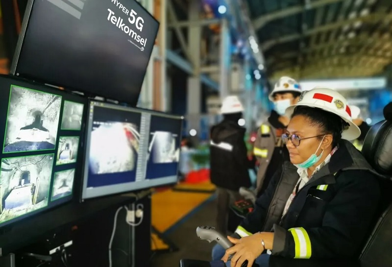 Telkomsel Terapkan Teknologi 5G di Freeport