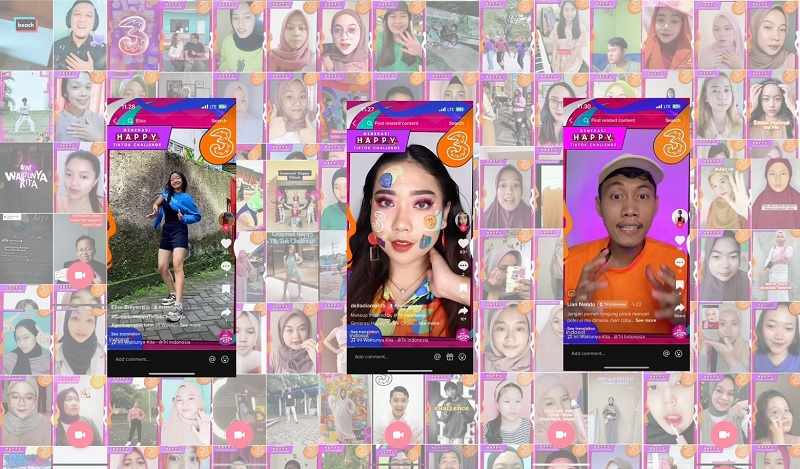 Generasi Happy TikTok Challenge Tri Cetak Rekor MURI