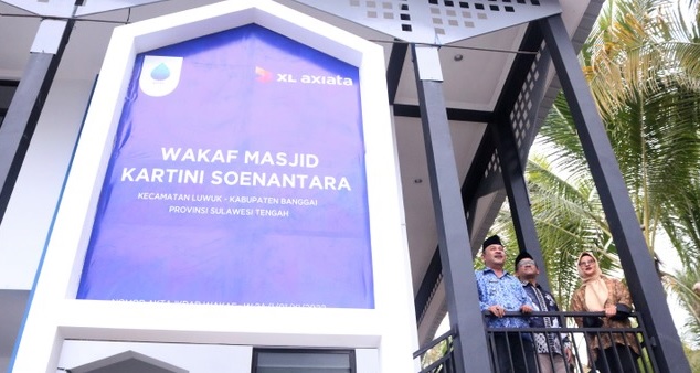 XL Axiata Dukung Pembangunan Masjid di Banggai