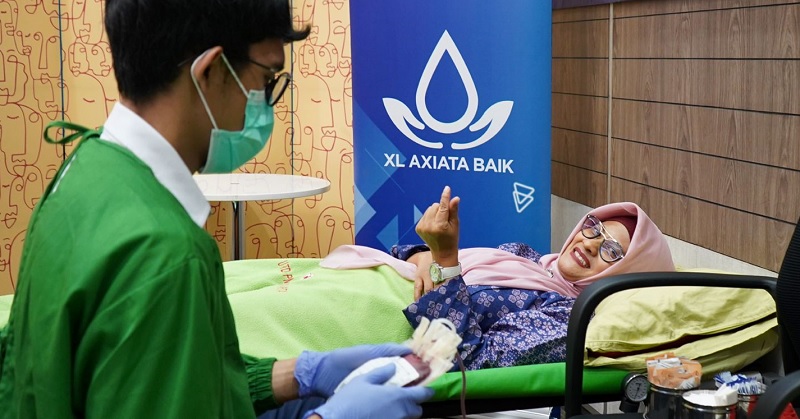Donor di XL Axiata Demi Tambah Stok Darah Saat Ramadhan