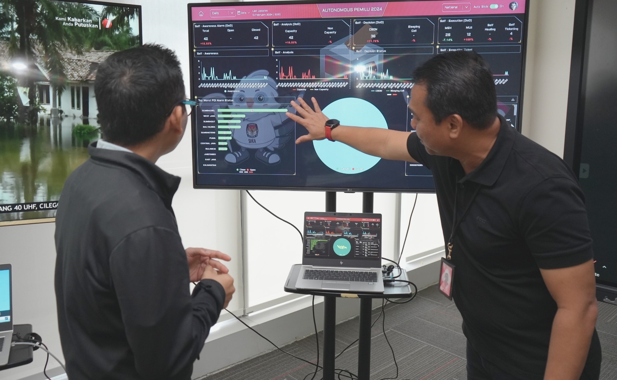 Trafik Pemilu Telkomsel Naik