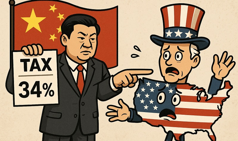 China Balas Kebijakan Tarif Impor Donald Trump