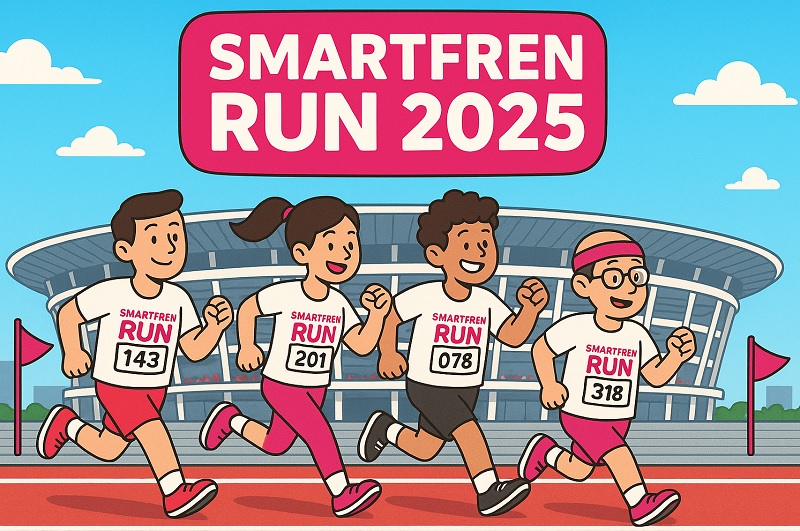 XLSMART Gelar Smartfren Run 2025 Berhadiah Total Rp 200 Juta