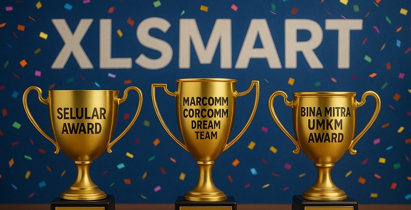 XLSMART Sikat Tiga Penghargaan