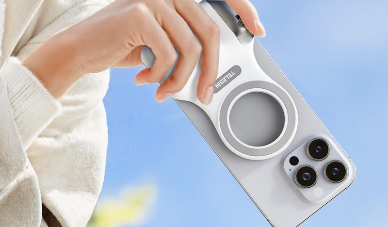 TELESIN Fun Shot Magnetic Grip Memudahkan Memotret