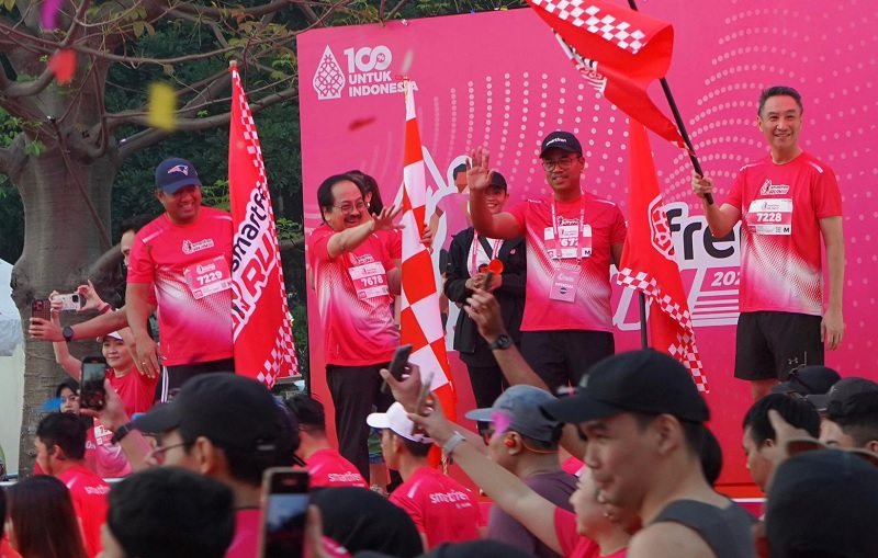 XLSMART Sukses Gelar Smartfren Run 2025