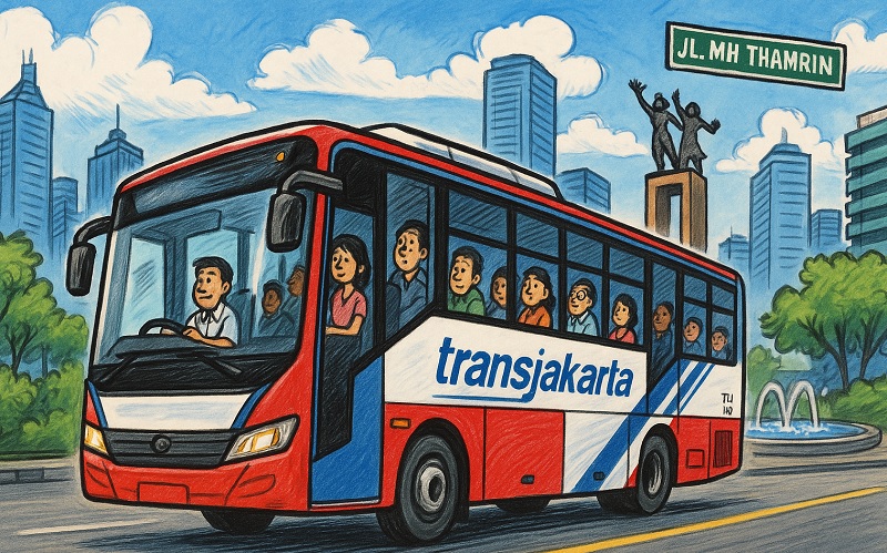 Transjakarta Kembangkan Tiga Teknologi AI