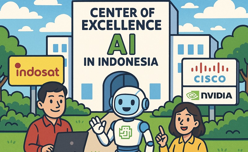 Komdigi, IOH, Cisco dan Nvidia Luncurkan AI Center of Excellence