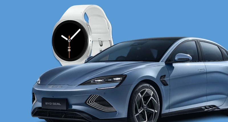 BYD Gunakan Galaxy Watch Jadi Kunci Mobil