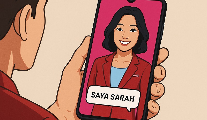 Smartfren Kenalkan “Sarah”, Asisten Virtual AI Layani Pelanggan