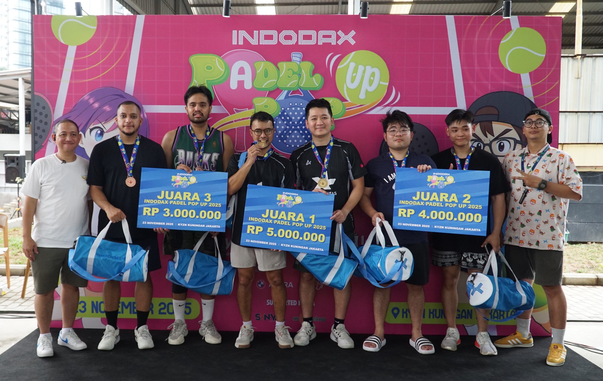 Media Teknologi Dukung Indodax Padel Pop