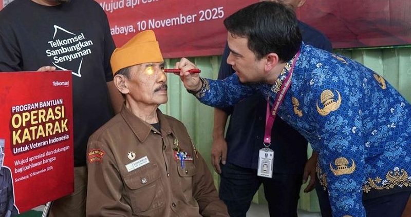 Operasi Katarak Telkomsel Untuk Veteran