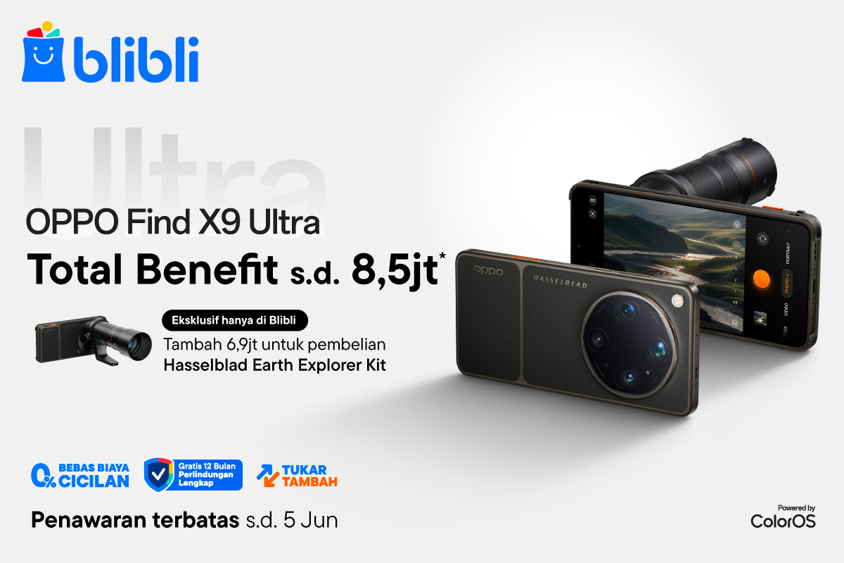 Blibli Luncurkan Oppo X9
