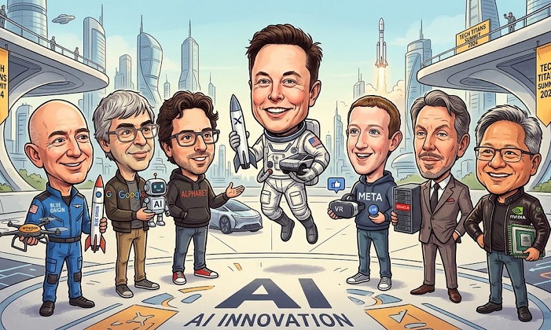7 Miliarder AI Terkaya di Dunia 2026: Dari Elon Musk hingga Jensen Huang