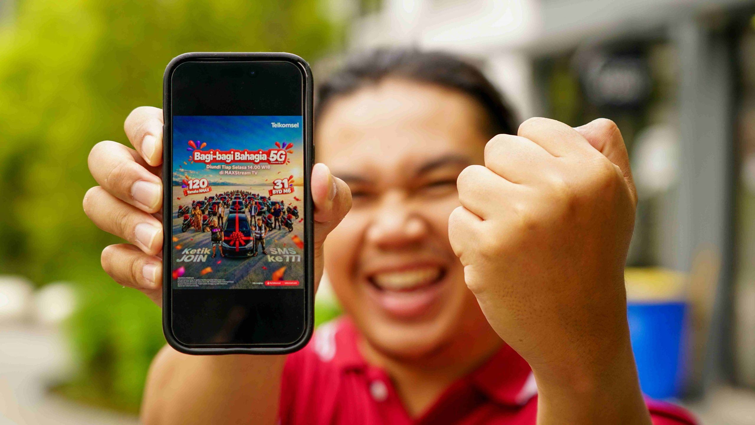 Telkomsel Bagikan BYD dan NMAX untuk Pelanggan Simpati, Halo dan Orbit